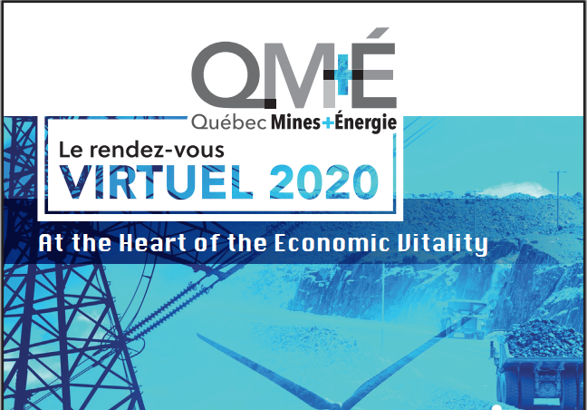 Québec Mines + Énergie conference 16-18 November 2020
